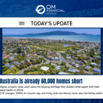 Australia’s 60,000 Home Shortfall – Why Higher Property Taxes Won’t Fix the Housing Shortage