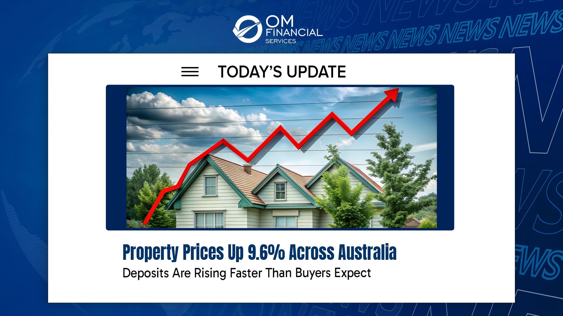 Australian Housing Prices Up 9.6%