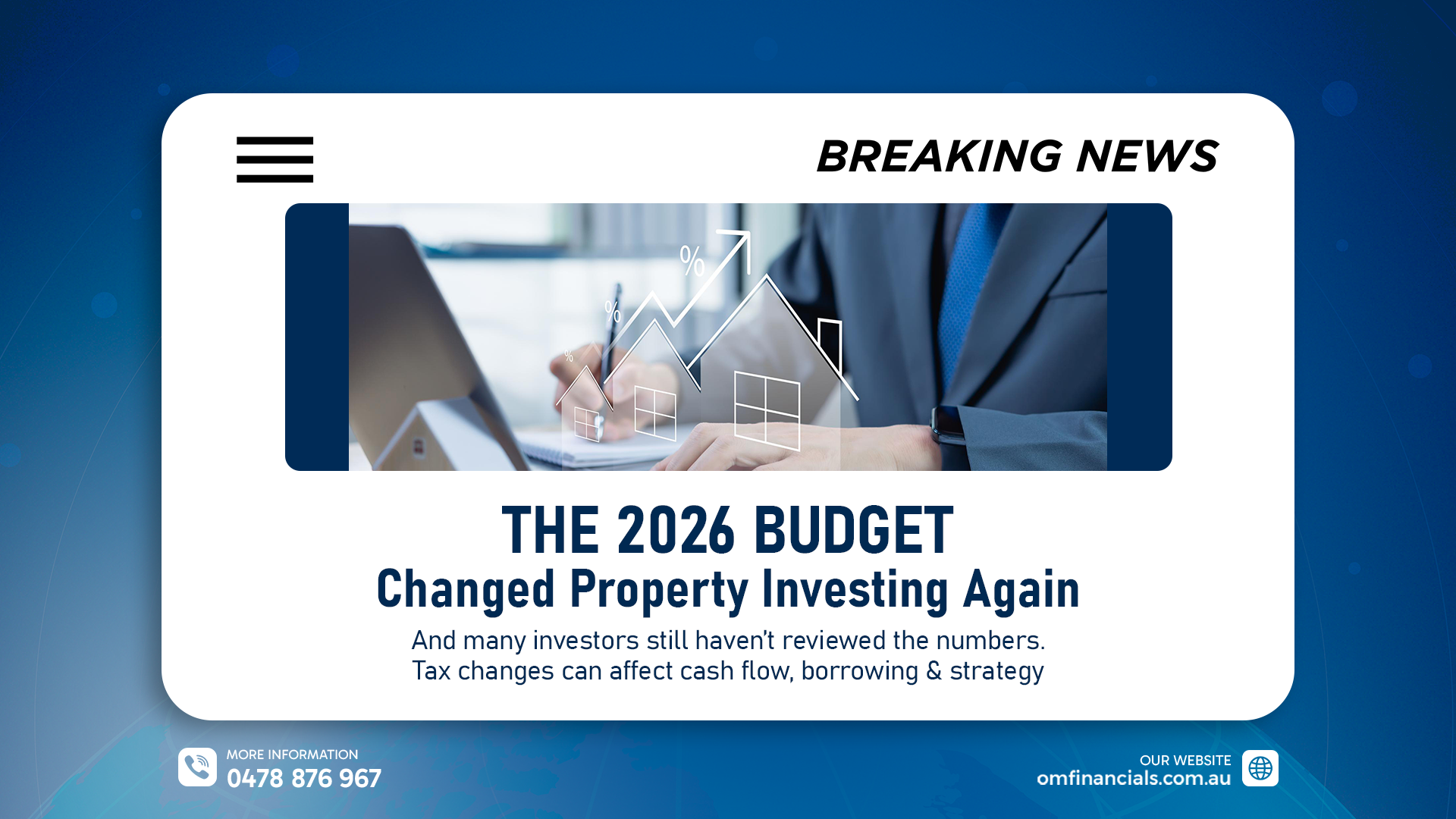2026 Budget Tax Changes for Property Investors | CGT, Negative Gearing & Loans
